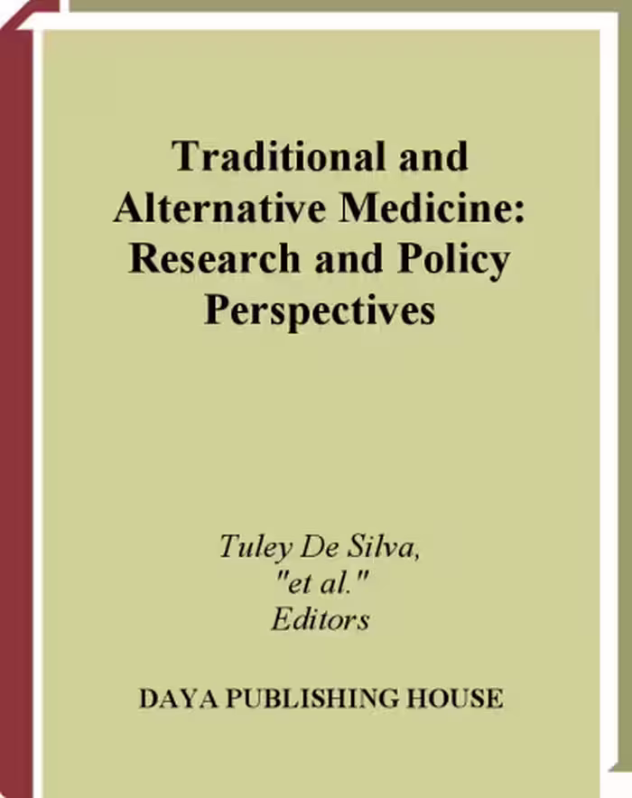 خرید و دانلود نسخه کامل کتاب Traditional and Alternative Medicine: Research and Policy Persepectives