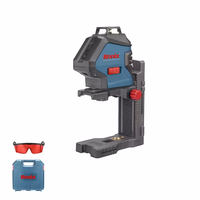 تراز لیزری دو خط 120+360 درجه نور قرمز رونیکس مدل RH-9503