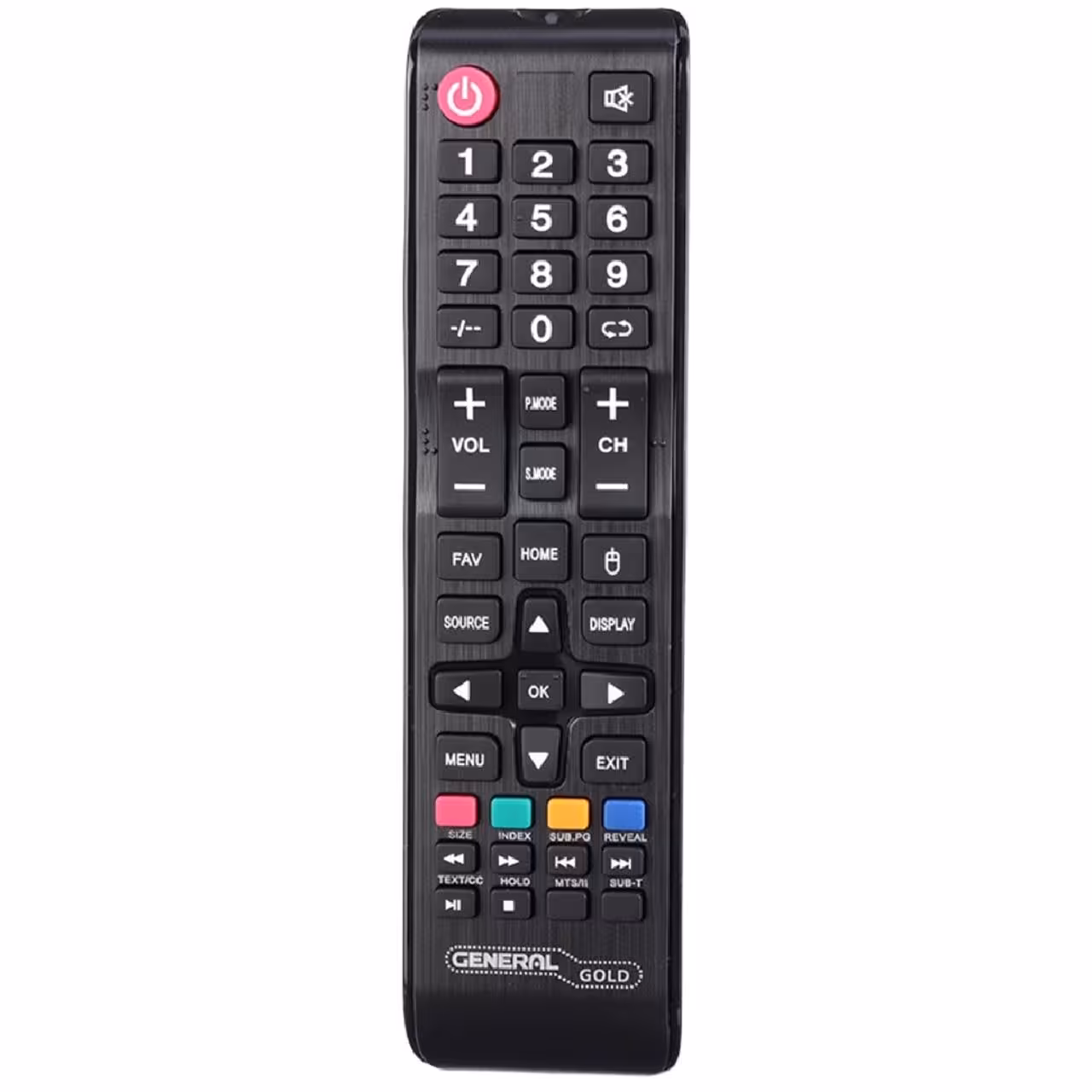 کنترل تلویزیون LCD و LED جنرال گلد مدل کوتاه