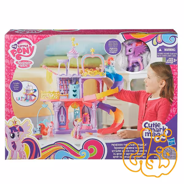 قصر پونی رینبو Rainbow Kingdom Playset 8213