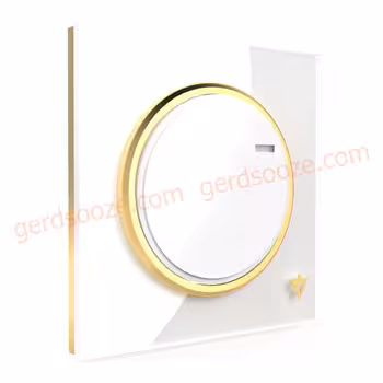 کلید و پریز ویرا مدل آلفا اسپرت سفید زه طلا