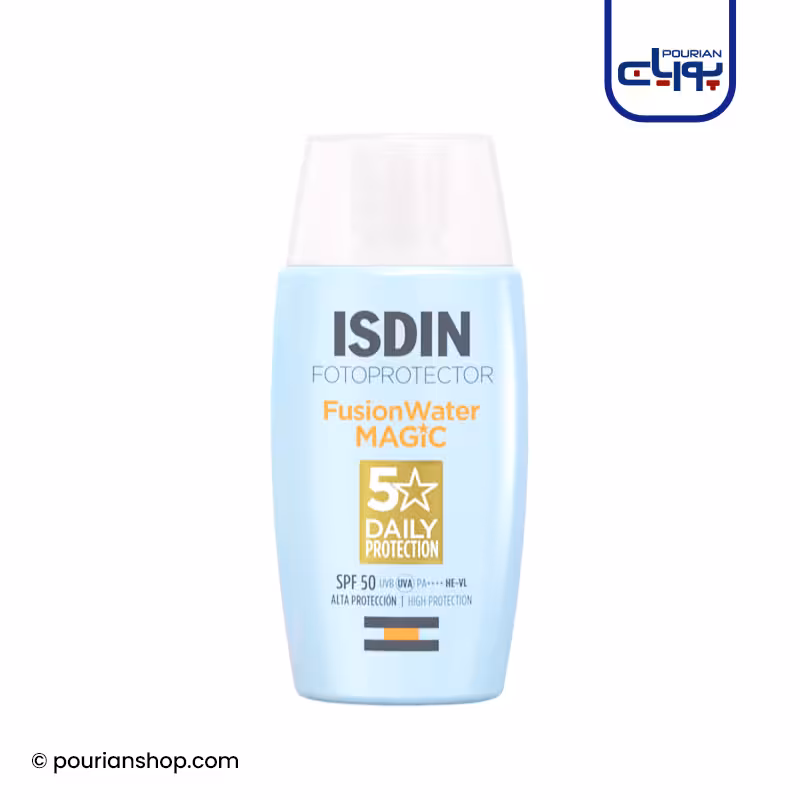 ضد آفتاب بی رنگ فیوژن واتر SPF50 ایزدین