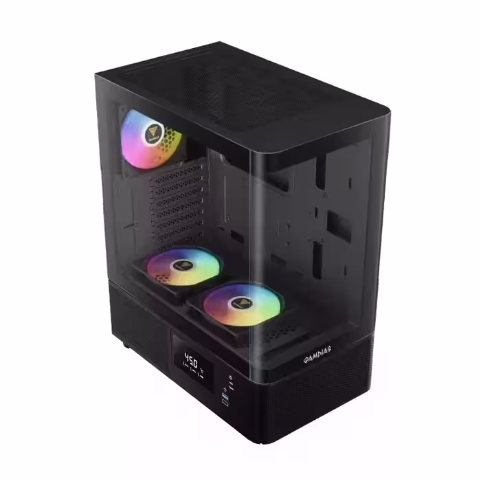 کیس کامپیوتر گیمینگ گیم دیاس مدل ATLAS E2 CG BK