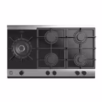 اجاق گاز شیشه 5 شعله پلوپز کنار چپ مشکی آردزیا مدلARG-19512