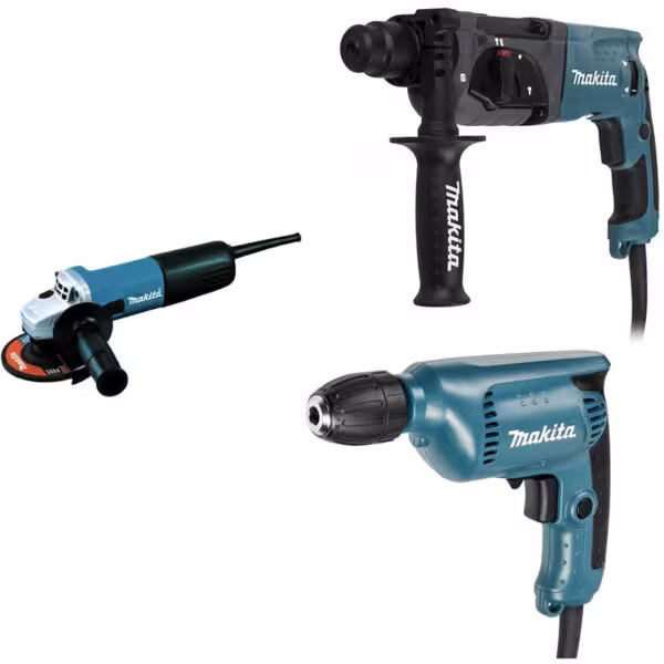 پک 3 قلو برقی (دریل،سنگ فرز،دریل تخریب) ماکیتا