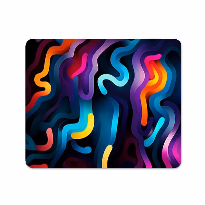 پد موس - پد ماوس چیتوکالا  مدل خطوط روان رنگارنگ کد DKMP56