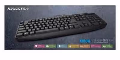 کیبورد وایلس KINGSTAR مدلKB 63W