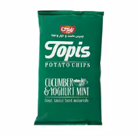 چیپس ماست و خیار و نعنا تاپیس 50 گرمی