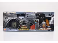 اسباب بازی ست تفنگ ژله ای خنجر دار جعبه ای PUBG