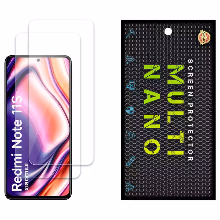 محافظ صفحه نمایش مولتی نانو مدل X-S2N مناسب برای گوشی موبایل شیائومی Redmi Note 11s 4G بسته دو عددی | کالا برتری