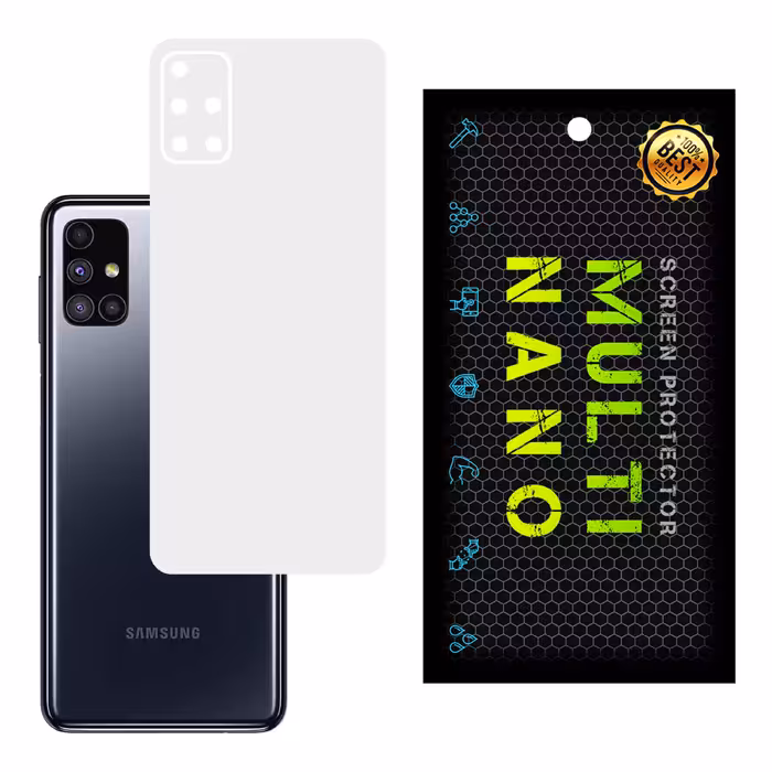 برچسب پوششی MultiNano مدل X-F1M- White برای پشت موبایل سامسونگ  M51