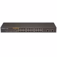 سوییچ 24 پورت مگابیتی، غیر مدیریتی و رکمونت دی-لینک مدل DES-1026G با دو پورت گیگابیتی