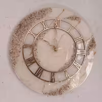 ساعت رزینی دیواری تزیینی و دکوری قطر60