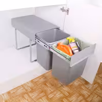 سطل زباله توکار دو مخزن