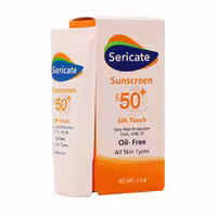 کرم ضد آفتاب سیلک تاچ SPF50 سری کیت 40 میلی لیتر Sericate Silk Touch Spf50 Sunscreen Cream 40 ml