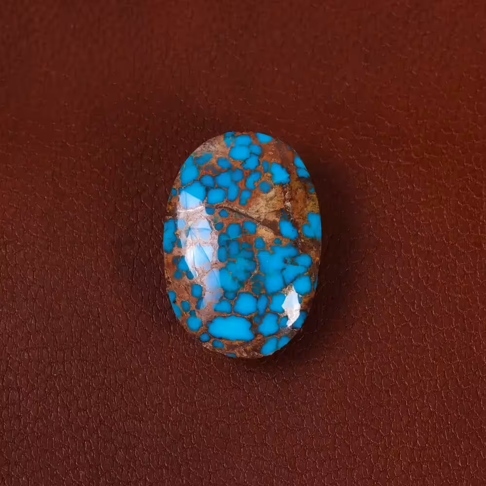 نگین فیروزه شجری کد 29522 - جواهری مشاهیر