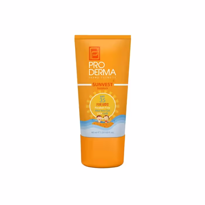 کرم ضد آفتاب کودکان SPF35 پرودرما 40 میلی لیتر