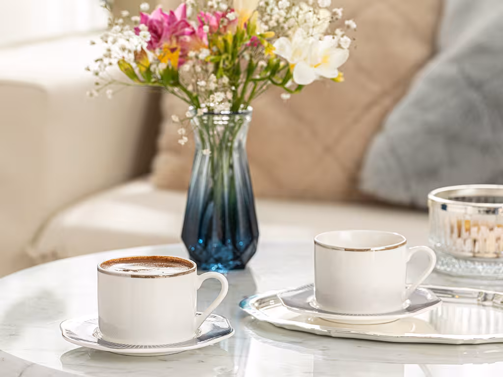 سرویس قهوه خوری 4 پارچه انگلیش هوم طرح arzu