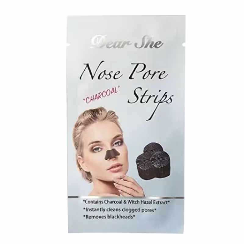 ماسک ورقهای بینی رفع جوش ذغال CHARCOAL دیر شی Dear She