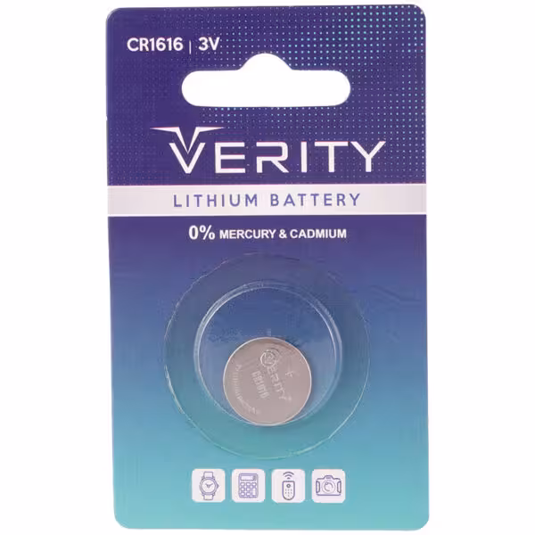 باتری سکه ای لیتیومی وریتی مدل CR1616