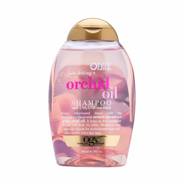 شامپو تثبیت کننده رنگ مو بدون سولفات او جی ایکس مدل Orchid Oil