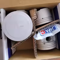 پیستون پژو 206 و را نا با گژن پین (tu5) سایز استاندارد جهان پارت با بهترین کیفیت و تنوع کار  و با ضمانت و استاندارد کالا