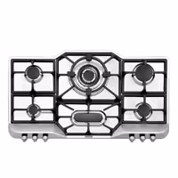 اجاق گاز رومیزی شش شعله‌ مدل S6901 استیل البرز