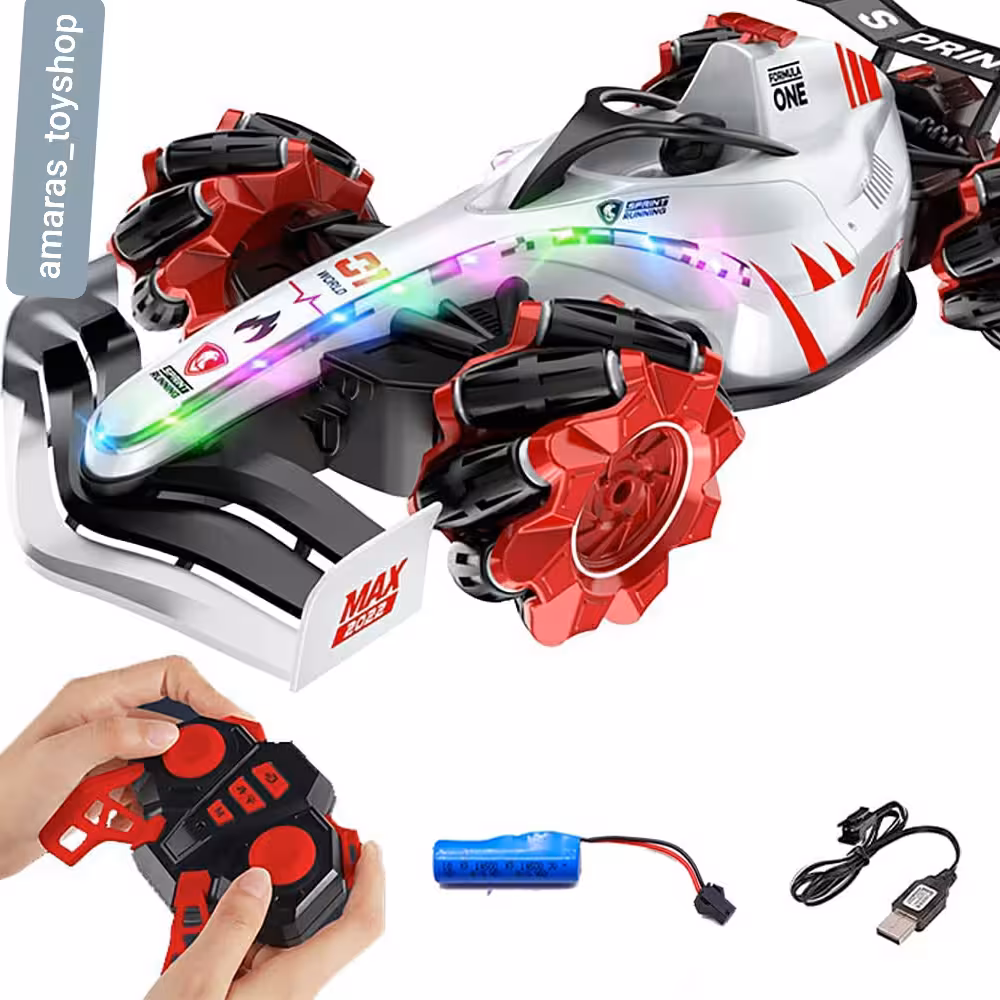 ماشین کنترلی چرخ کپسولی و دودزا طرح فرمول یک مدل CX-88