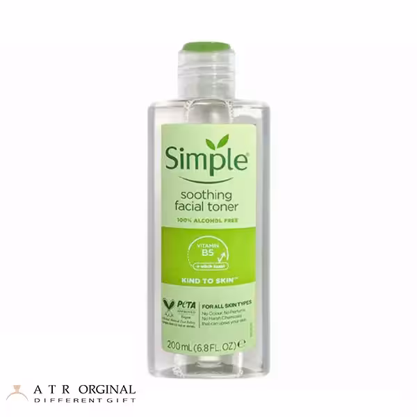 تونر پاک کننده سیمپل مدل kind to skin حجم 200 میلی لیتر