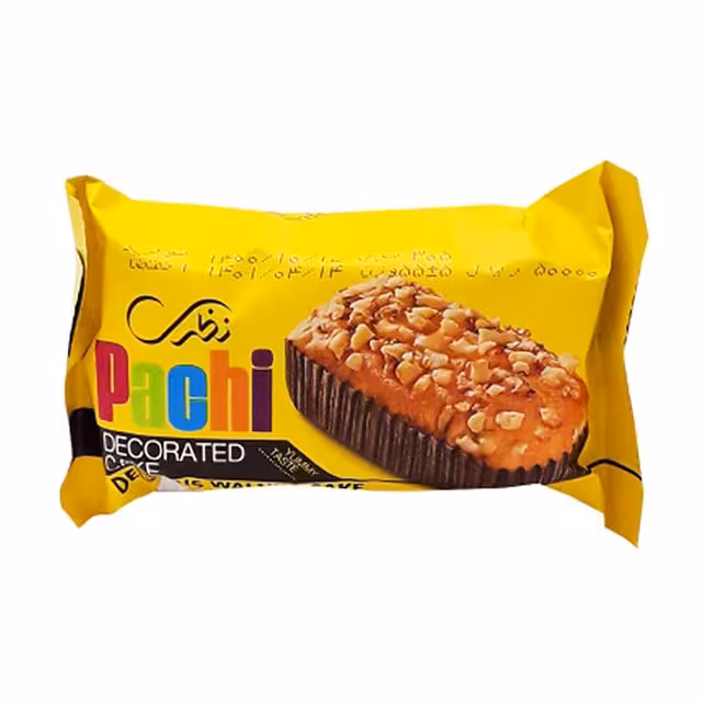 کیک روغنی با مغز گردو نظری 50 گرمی