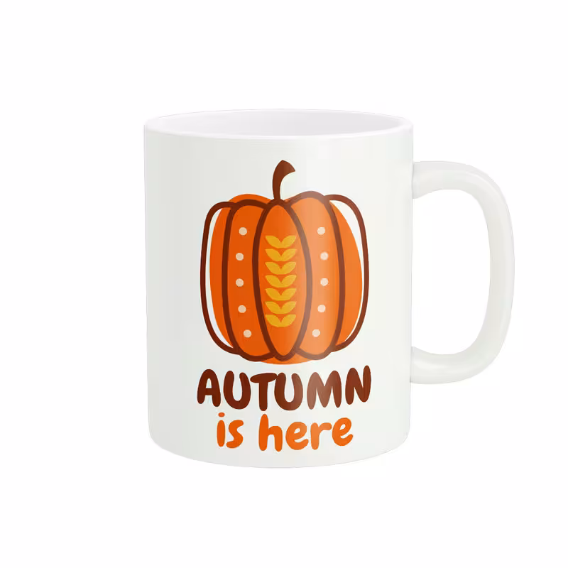 ماگ طرح پاییز کدو تنبل کد 185