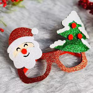 عینک کریسمس طرح کاج و بابانوئل کد 334