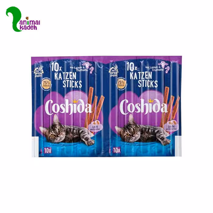 تشویقی مدادی گربه برند کوشیدا 5 گرمی (گوشت بره و بوقلمون)