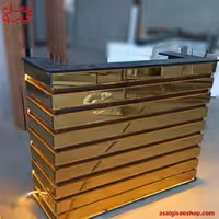 میز کانتر منشی دارای نور پردازی-کد1149