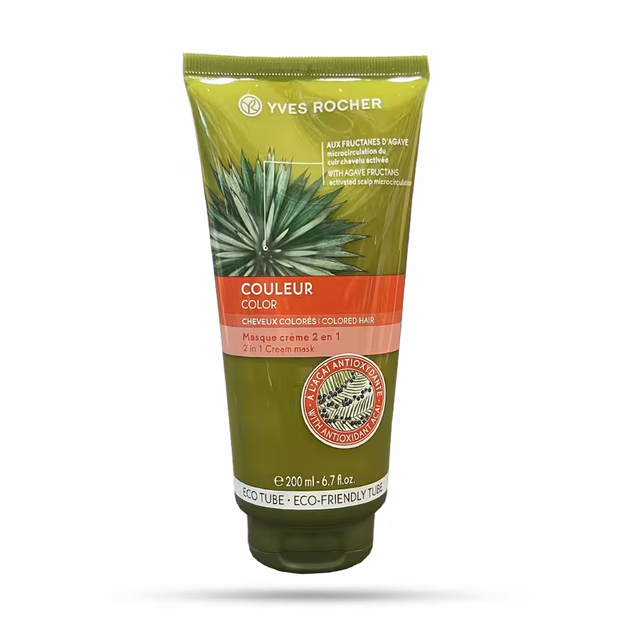 ماسک مو 2 در 1 ایوروشه مخصوص موهای رنگ شده مدل COLOR حجم 200 میل