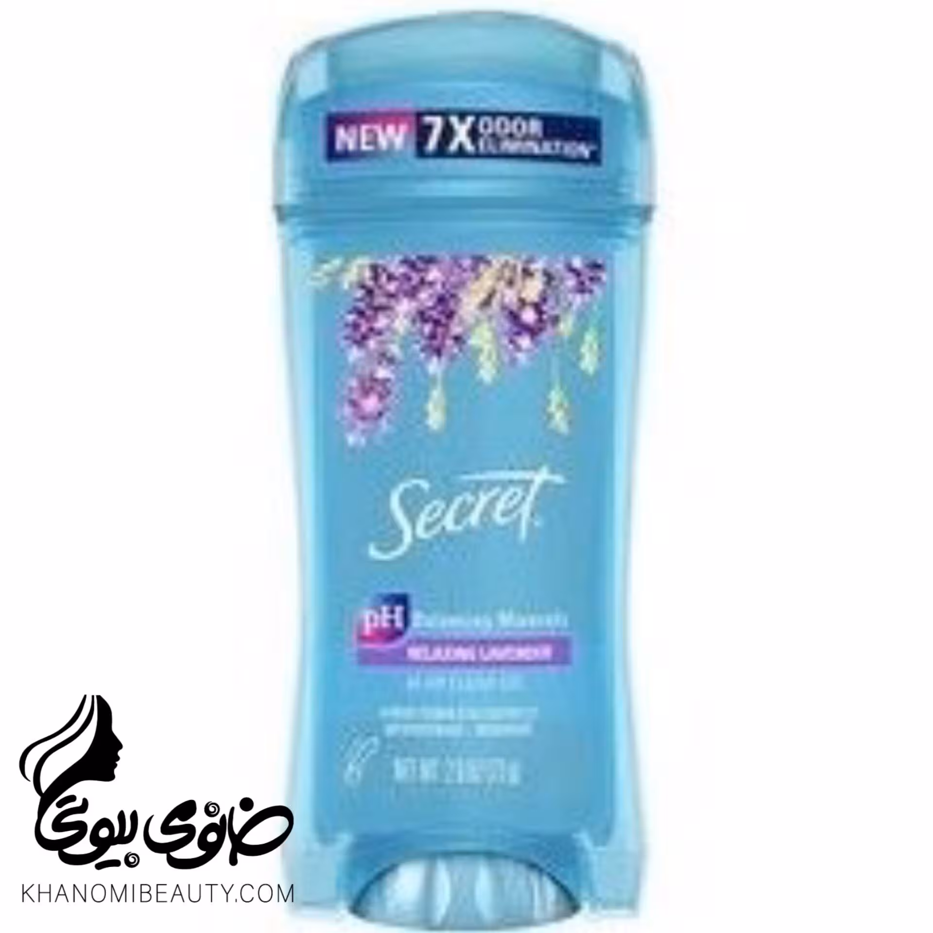 مام صابونی ضد تعریق زنانه مدل RELAXING LAVENDER وزن 73 گرم 48 ساعته سکرت INVISIBLE SOLID