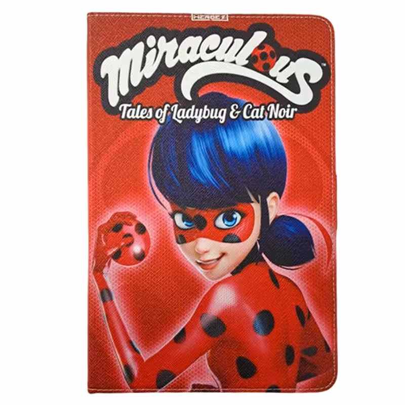 کیف کلاسوری طرح دختر کفشدوزکی 1 | تبلت سامسونگ Tab A (P580-P585)