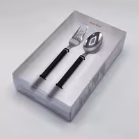 ست قاشق و چنگال اربیت 12 پارچه مشکی باریکو