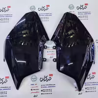 قاب ( کاور ) فلاپ بغل چراغ ( بلوری ) موتور طرح کلیک 170 و واریو 170 و 160 ( مشکی براق ) ( جفت ) خارجی