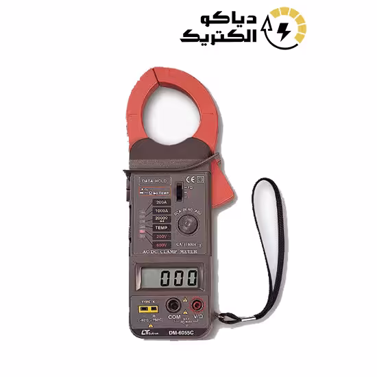 کلمپ آمپرمتر خاص کلمپ ترمومتر دار لوترون LUTRON DM-6055C