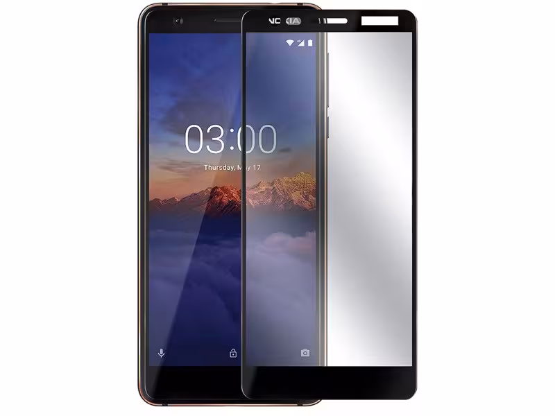 گلس فول نوکیا 3.1 مشکی
