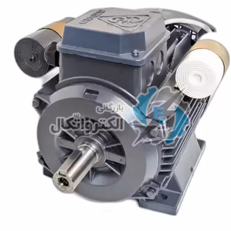 الکتروموتور موتوژن تکفاز دو خازن (کلاچ دار) 3.4 اسب 0.55 کیلووات 1500 دور