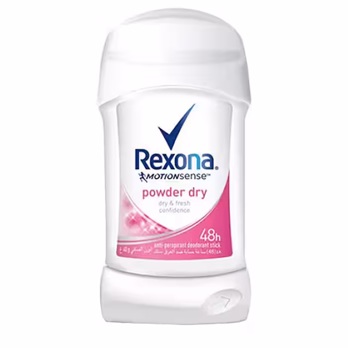 مام استیک ضد تعریق زنانه رکسونا REXONA مدل Powder Dry حجم 40 میلی لیتر