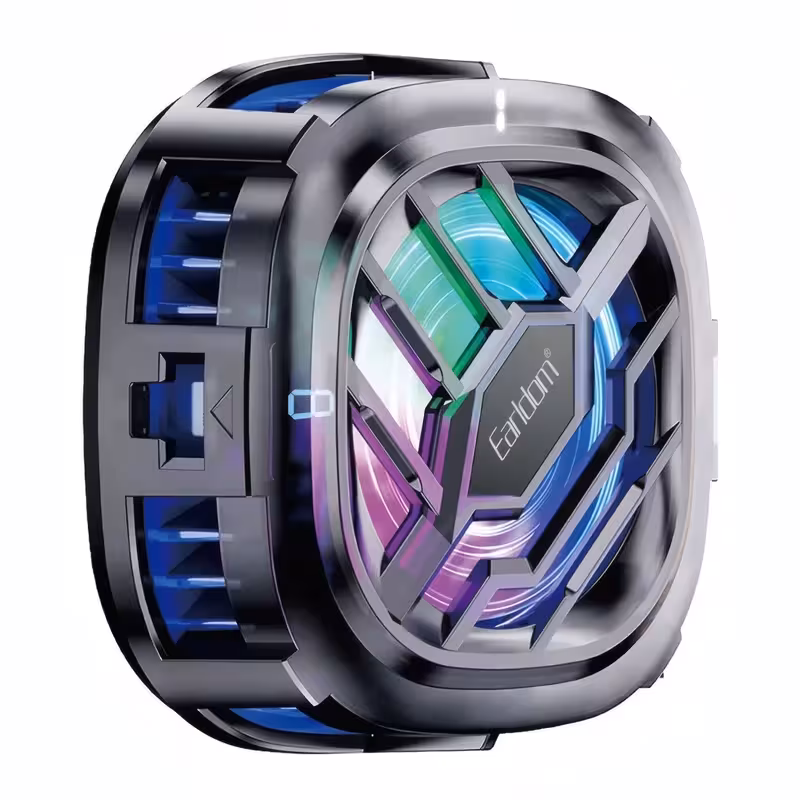 خنک کننده گوشی موبایل ارلدام مدل ET-F12ارسال رایگانEarldom Mobile Phone Cooler Model ET-F12