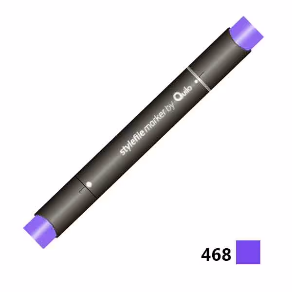ماژیک راندو دوسر کوییلو کد 468 مدل Stylefile (رنگ blue violet)