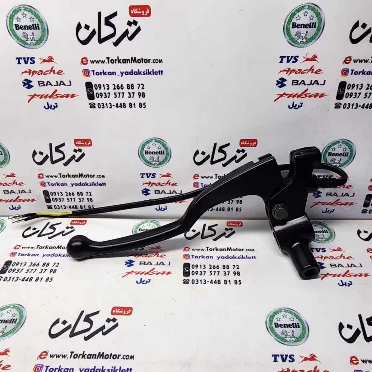 قلوه کتی (دسته) ترمز کامل سمت چپ موتور یاماها و طرح ایروکس nvx سیمی (مشکی)