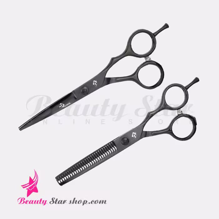 ست قیچی اکونومی رزونال مشکی مدل E-2 سایز 5.5 اینچ