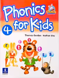Phonics For Kids 4 SB CD کتاب فونیکس فور کیدز 4