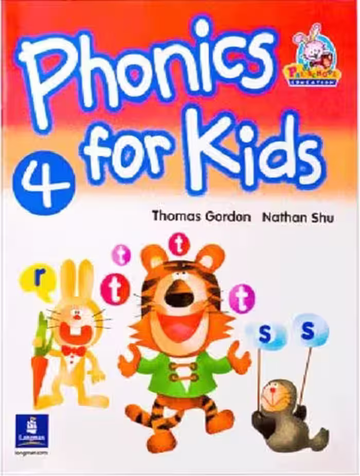 Phonics For Kids 4 SB CD کتاب فونیکس فور کیدز 4