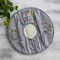 کاور قابلمه مخمل سایز 45 فروزان - طرح 26